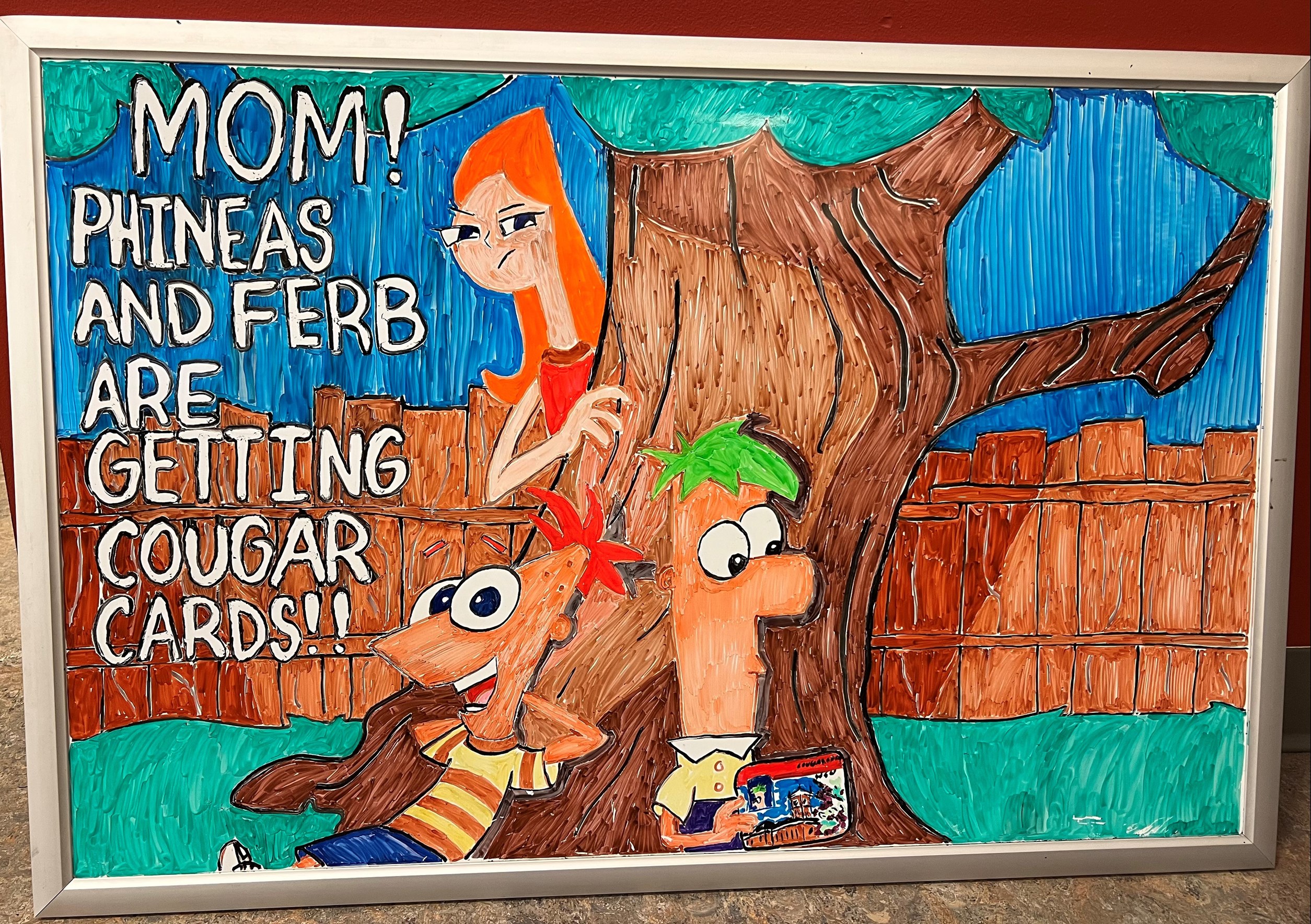 Mom! Phineas and Ferb are Getting CougarCards!